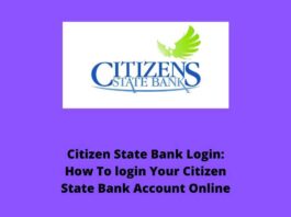 Citizen State Bank Login