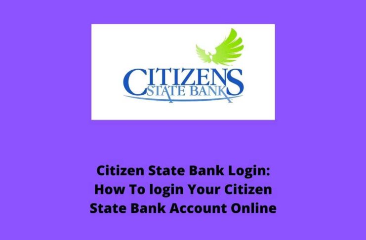 Citizen State Bank Login