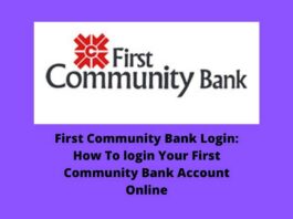 First Community Bank Login